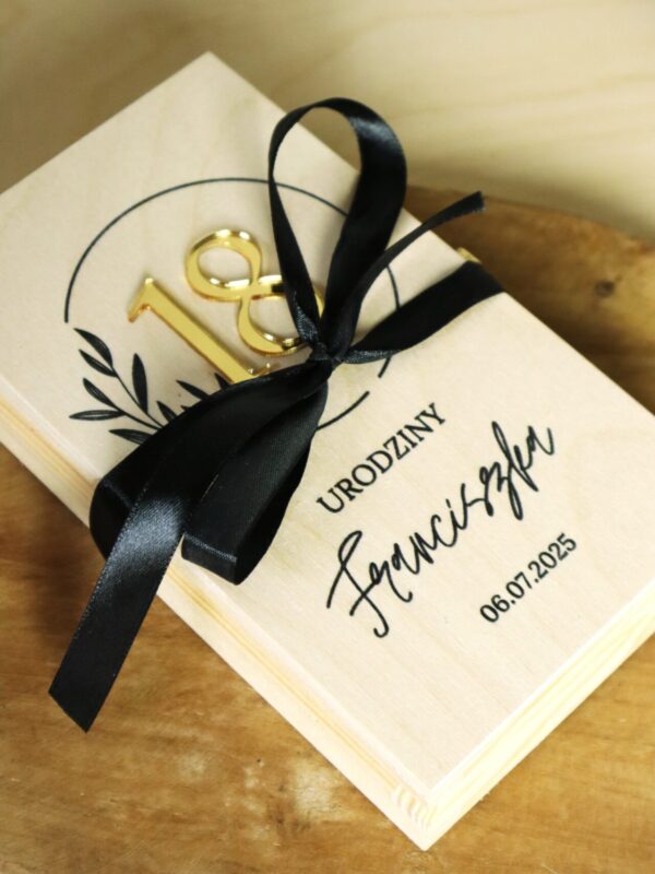 Pudełko urodzinowe na banknoty