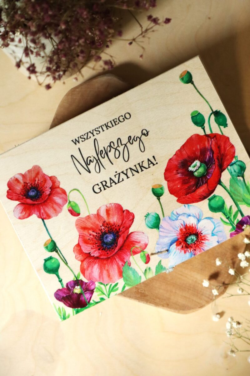 Pudełko urodzinowe z przegródkami