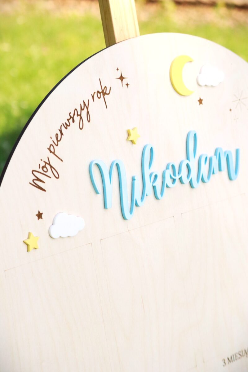 Półokrągła tablica roczkowa Niebo