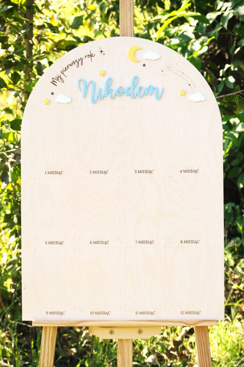 Półokrągła tablica roczkowa Niebo