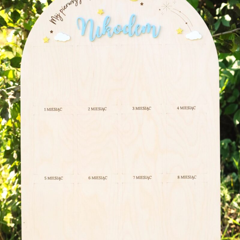 Półokrągła tablica roczkowa Niebo