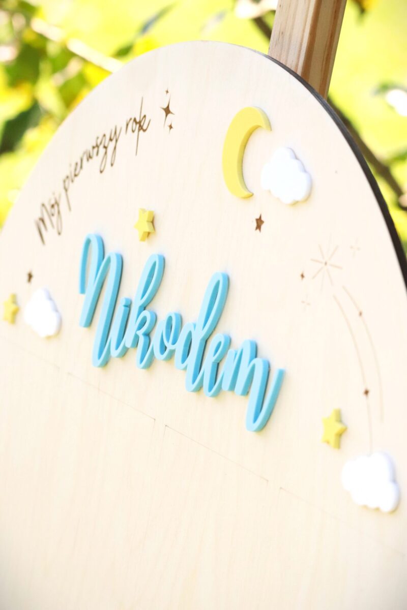 Półokrągła tablica roczkowa Niebo