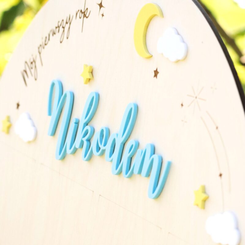 Półokrągła tablica roczkowa Niebo