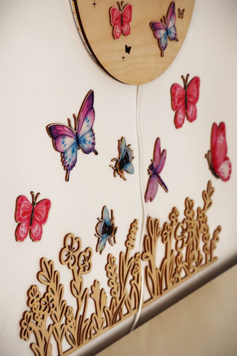 Lampka z imieniem Motylki