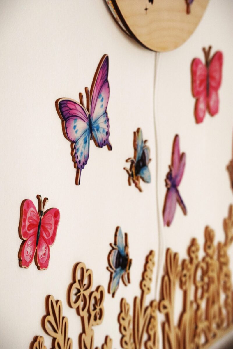 Lampka z imieniem Motylki