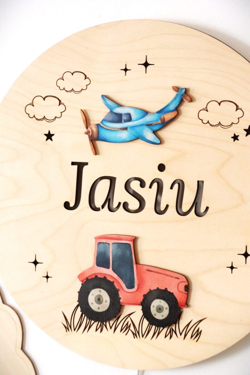 Lampka z imieniem Pojazdy