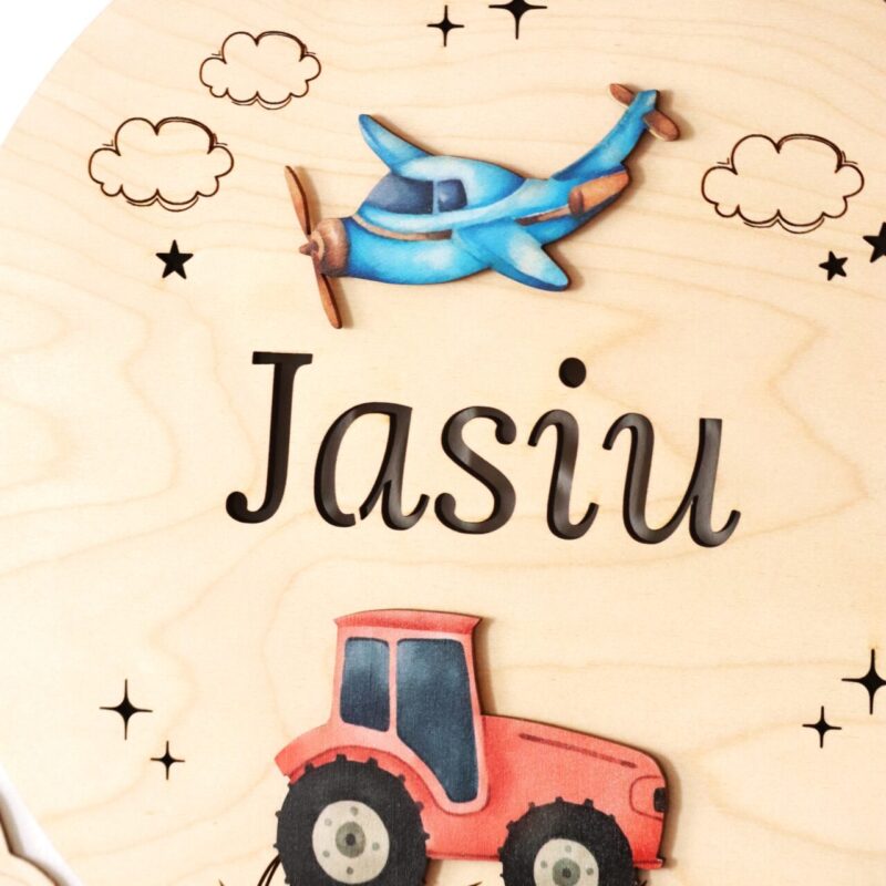 Lampka z imieniem Pojazdy