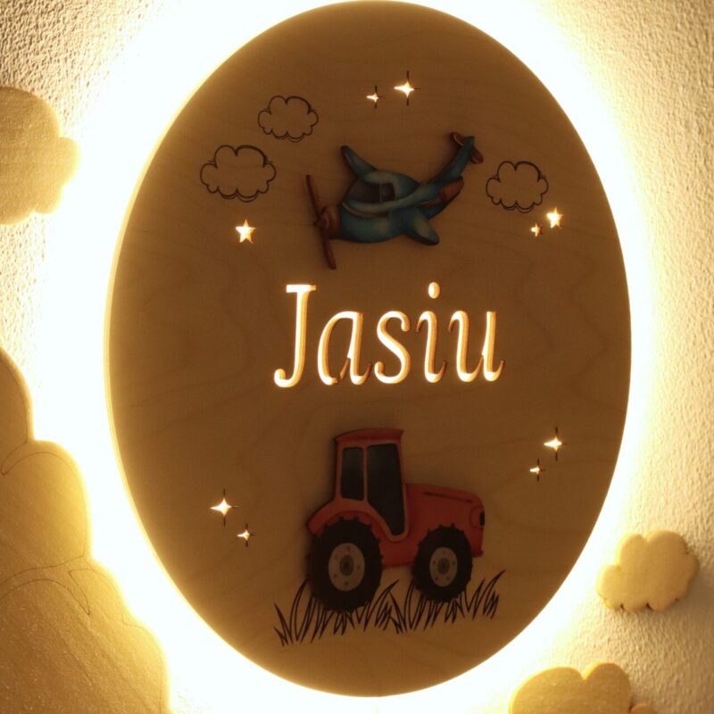 Lampka z imieniem Pojazdy