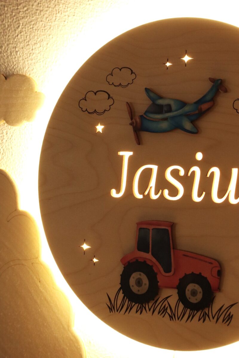 Lampka z imieniem Pojazdy