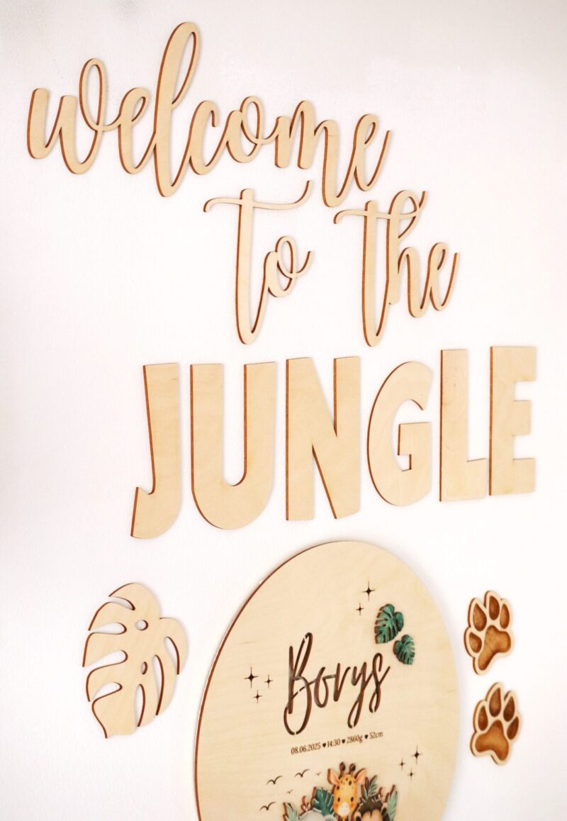 Lampka z imieniem Safari