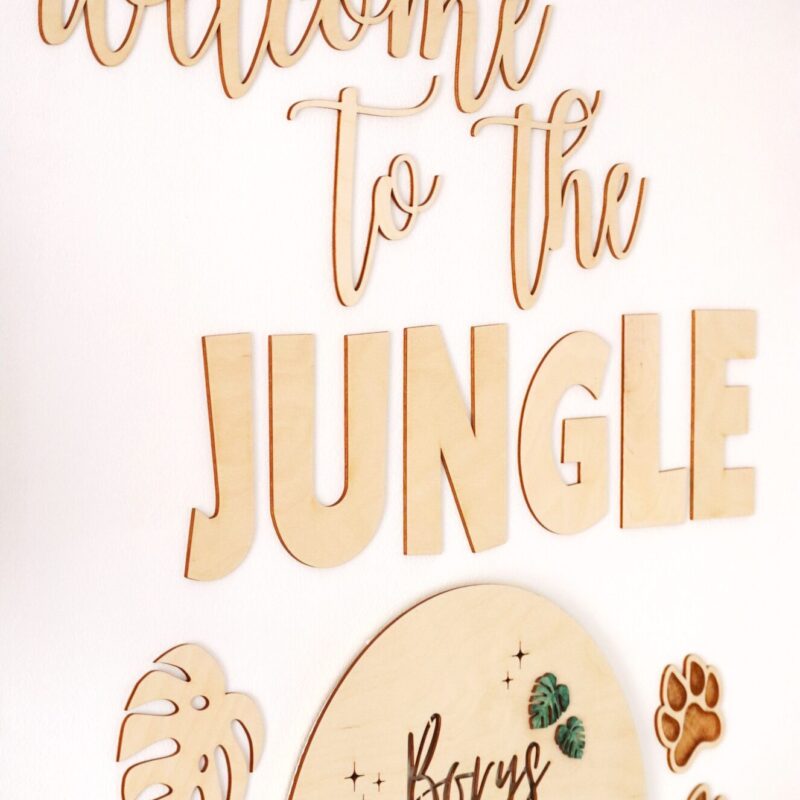 Lampka z imieniem Safari