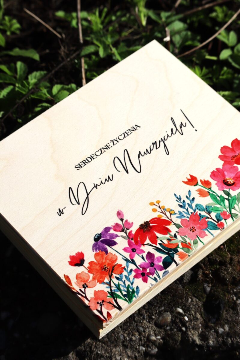 Pudełko dla nauczyciela na czekoladki Merci