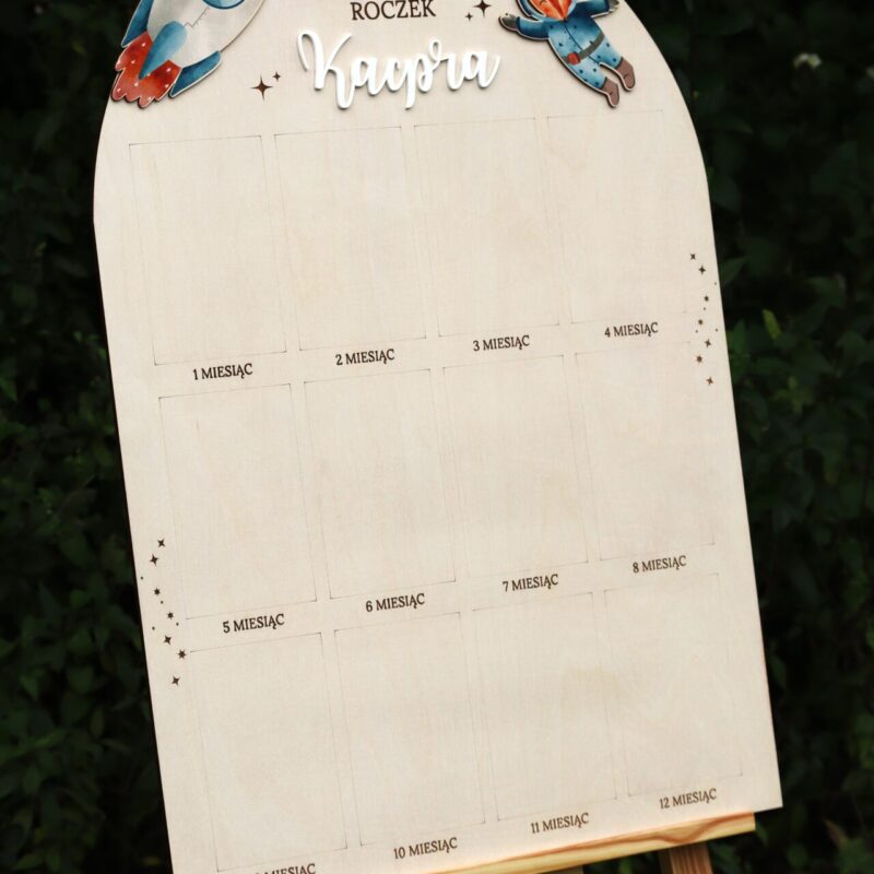 Półokrągła tablica roczkowa Kosmos