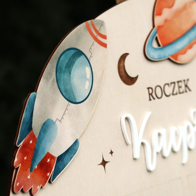 Półokrągła tablica roczkowa Kosmos