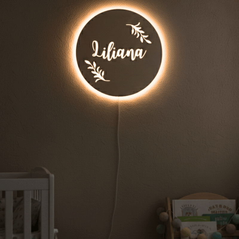 Lampka z imieniem Gałązki