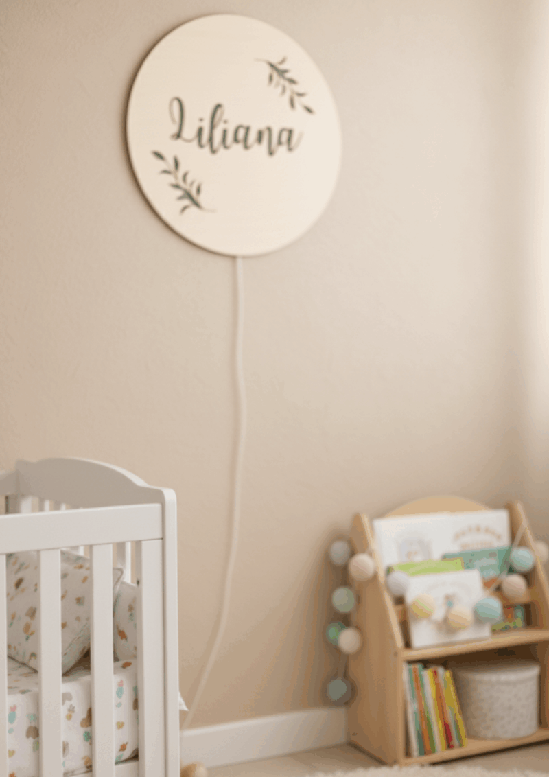 Lampka z imieniem Gałązki