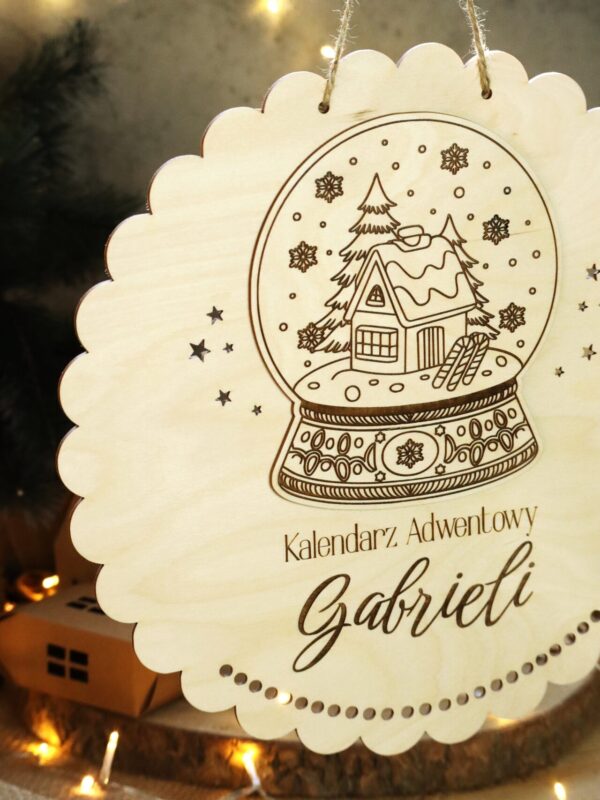 Kalendarz Adwentowy Kula śnieżna