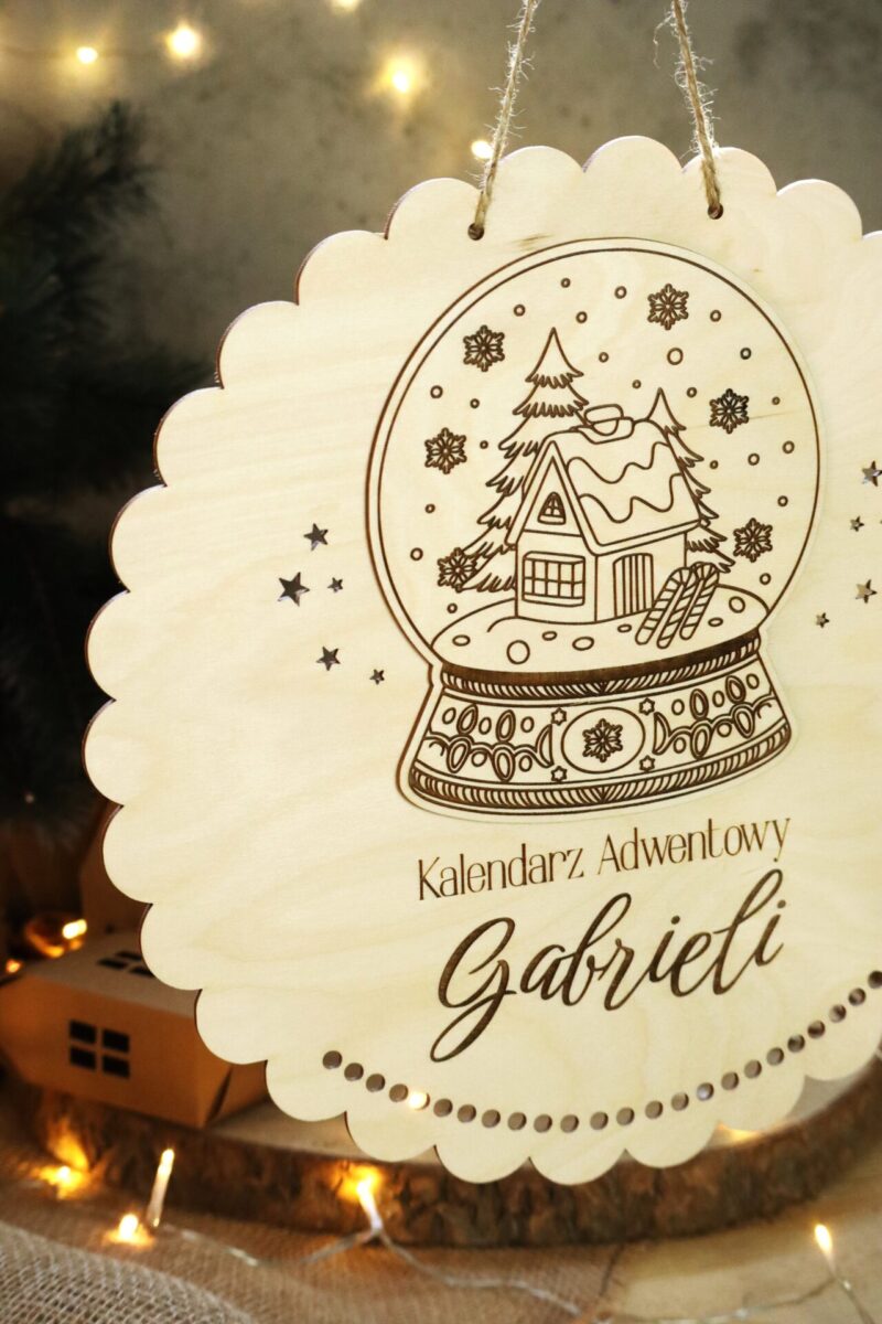 Kalendarz Adwentowy Kula śnieżna