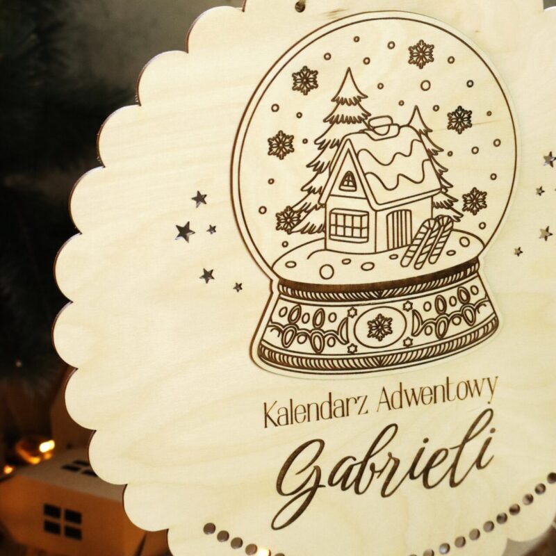 Kalendarz Adwentowy Kula śnieżna
