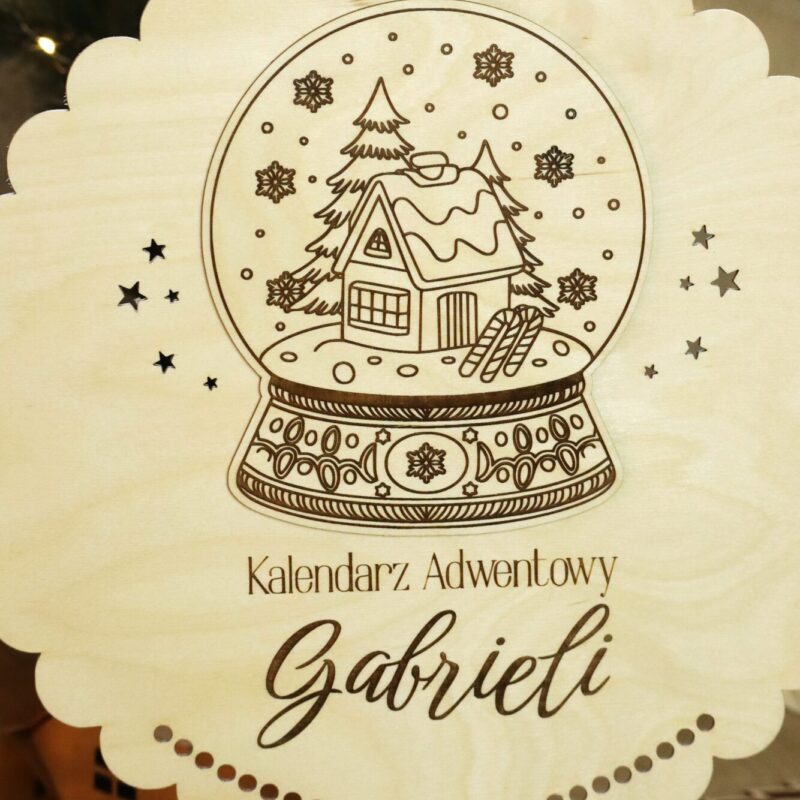 Kalendarz Adwentowy Kula śnieżna