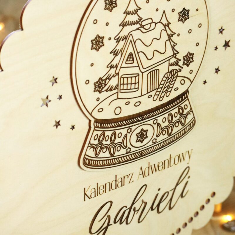 Kalendarz Adwentowy Kula śnieżna
