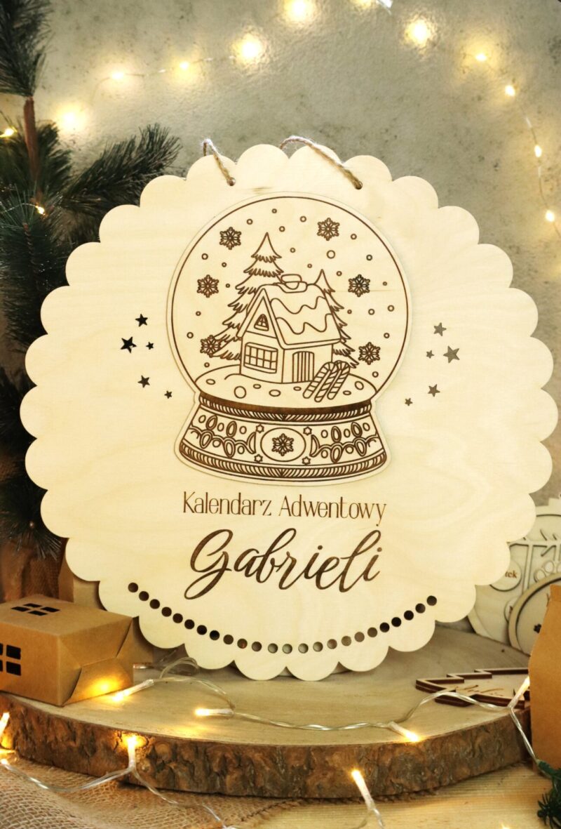 Kalendarz Adwentowy Kula śnieżna