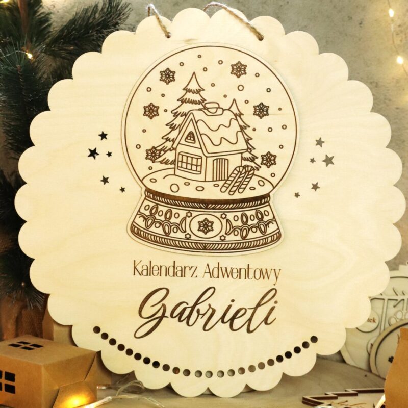 Kalendarz Adwentowy Kula śnieżna