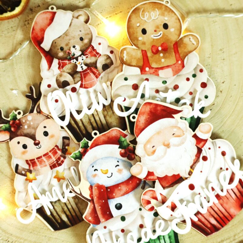 Bombka z imieniem Świąteczna babeczka