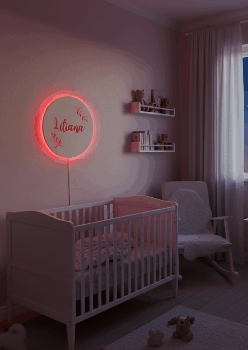 Lampka z imieniem Gałązki