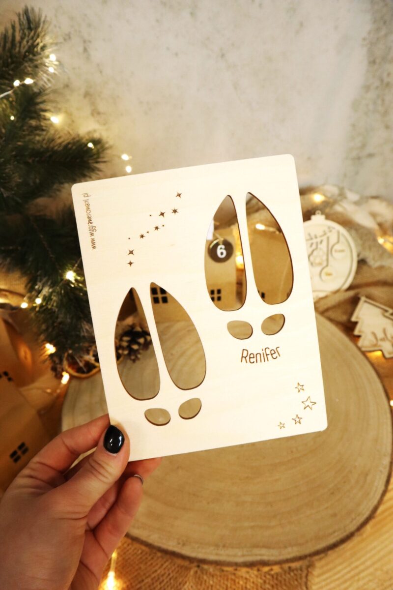 Zestaw szablonów do odcisków Św. Mikołaja, elfa i renifera