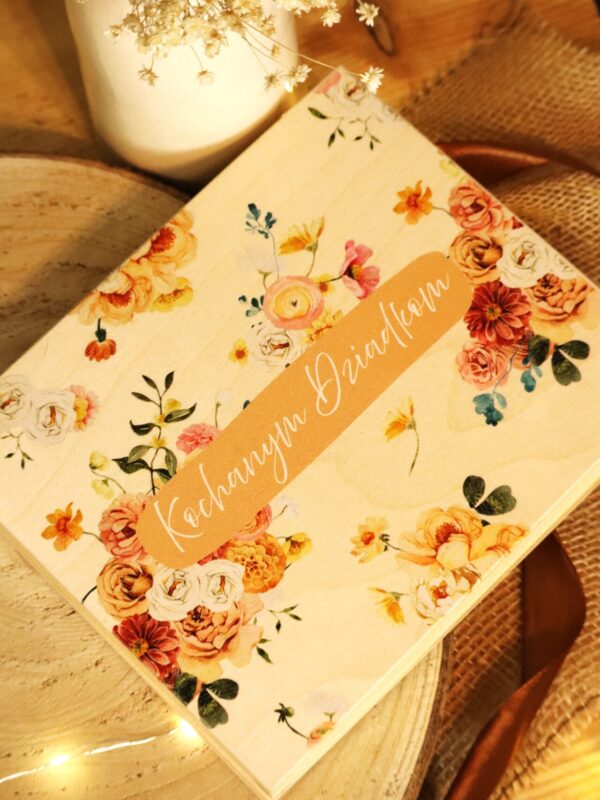 Pudełko na czekoladki Merci dla Dziadków