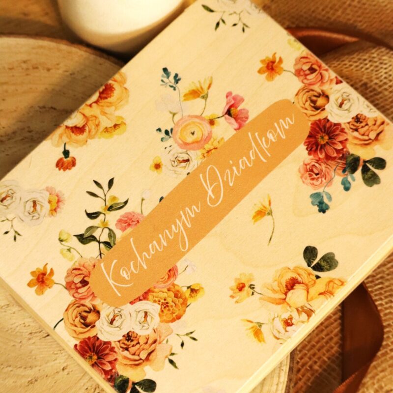 Pudełko na czekoladki Merci dla Dziadków