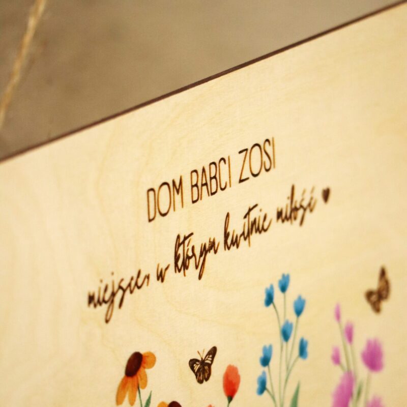 Obraz z kwiatami dla Babci i Dziadka