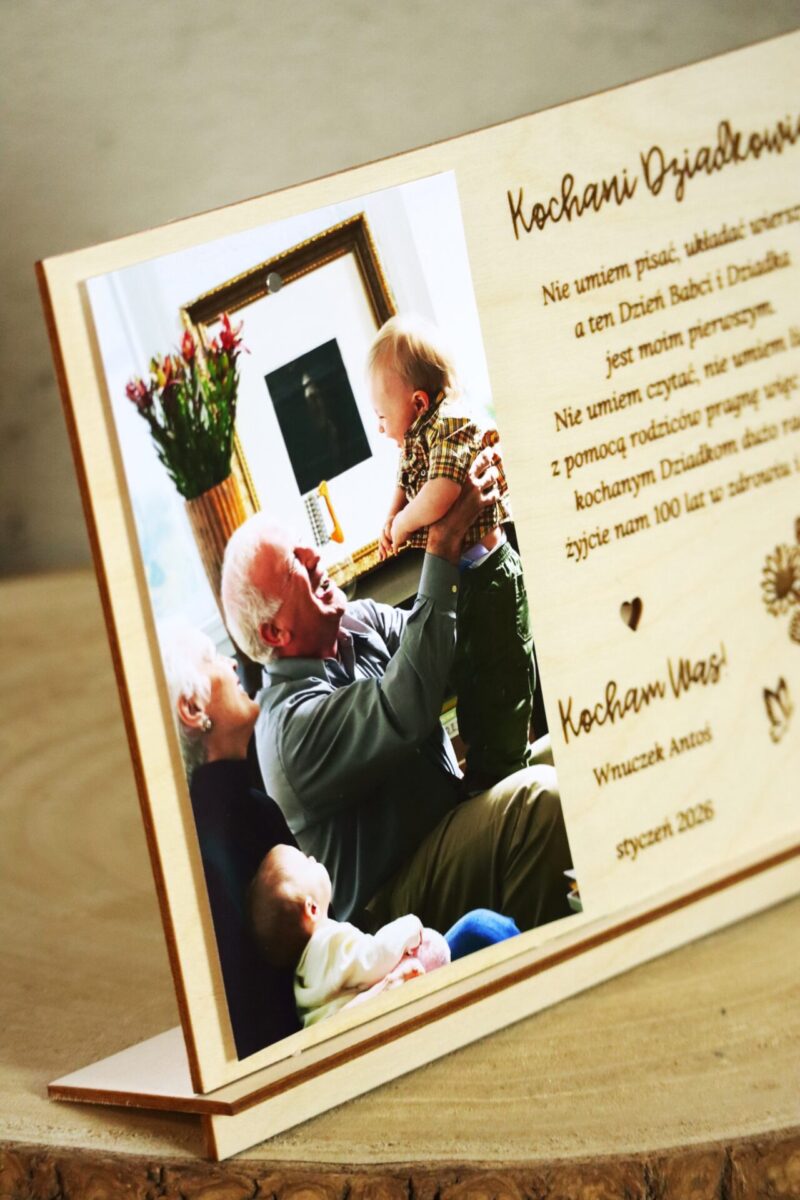 Grawerowana ramka dla Babci i Dziadka