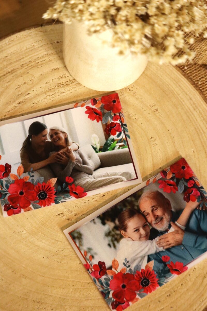 Magnes ze zdjęciem na Dzień Babci i Dziadka