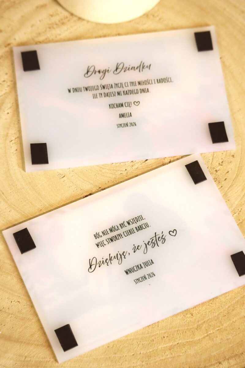 Magnes ze zdjęciem na Dzień Babci i Dziadka