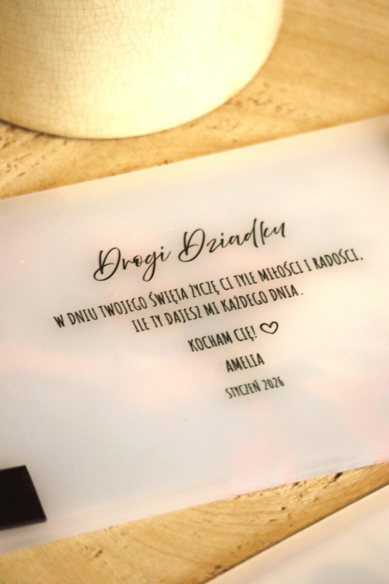 Magnes ze zdjęciem na Dzień Babci i Dziadka