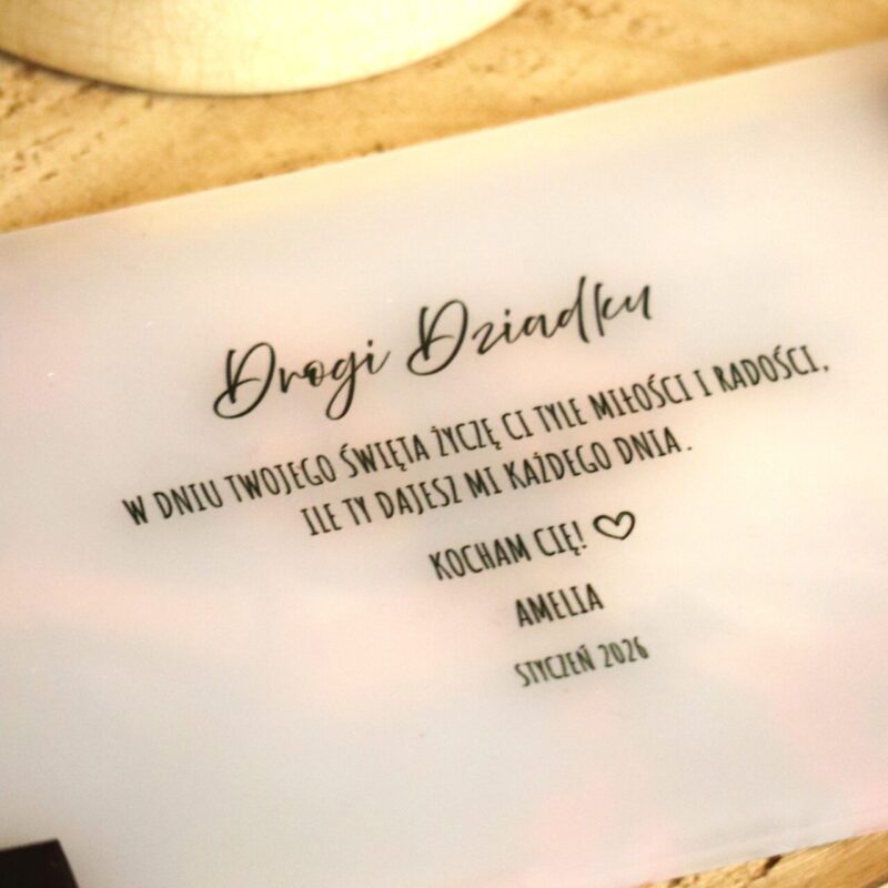 Magnes ze zdjęciem na Dzień Babci i Dziadka