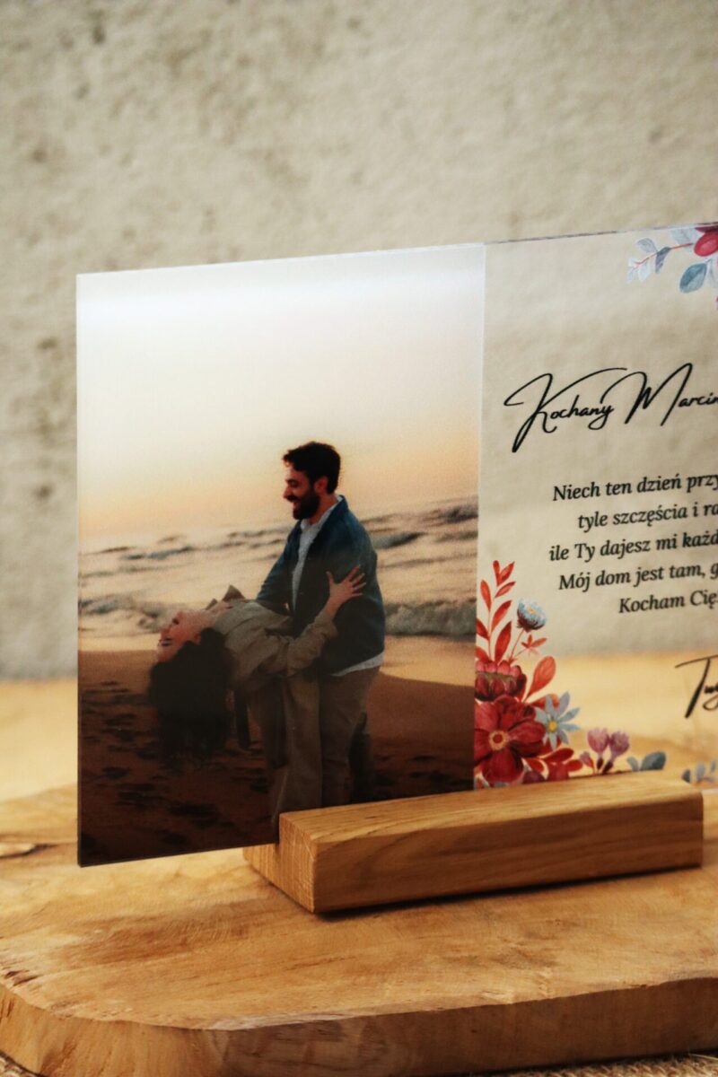 Ramka plexi na Walentynki z Twoim zdjęciem