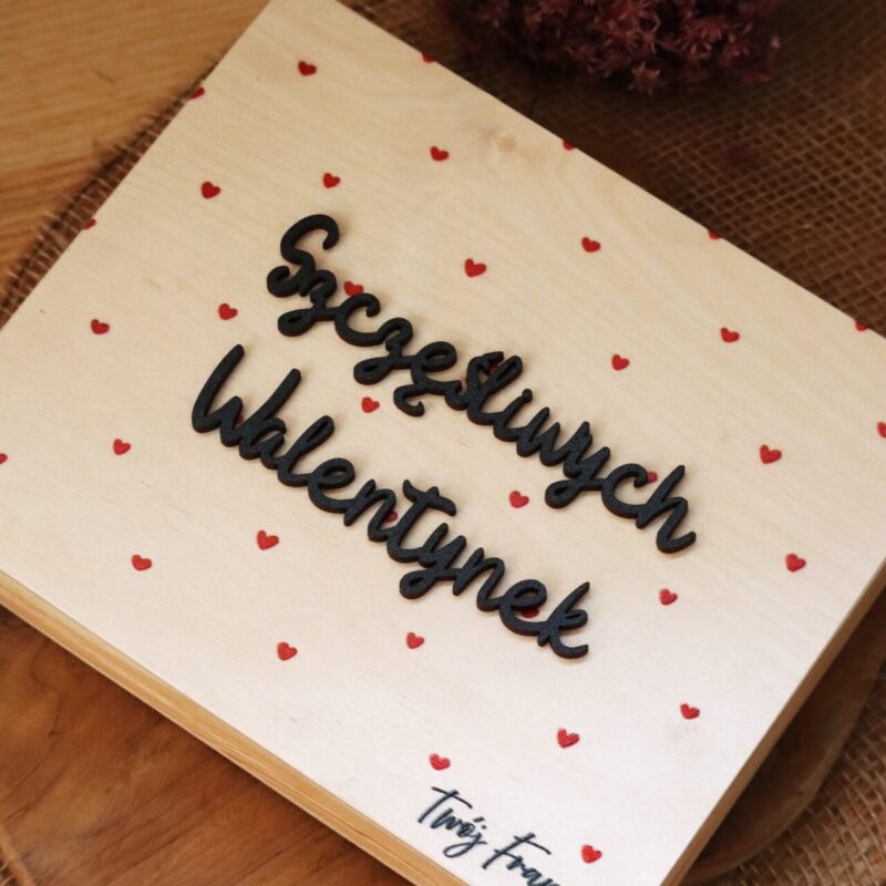 Walentynkowe pudełko na czekoladki Merci