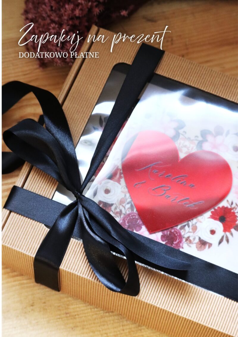 Ramka 3D na Walentynki z lustrzanym sercem