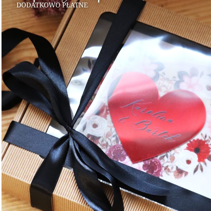 Ramka 3D na Walentynki z lustrzanym sercem