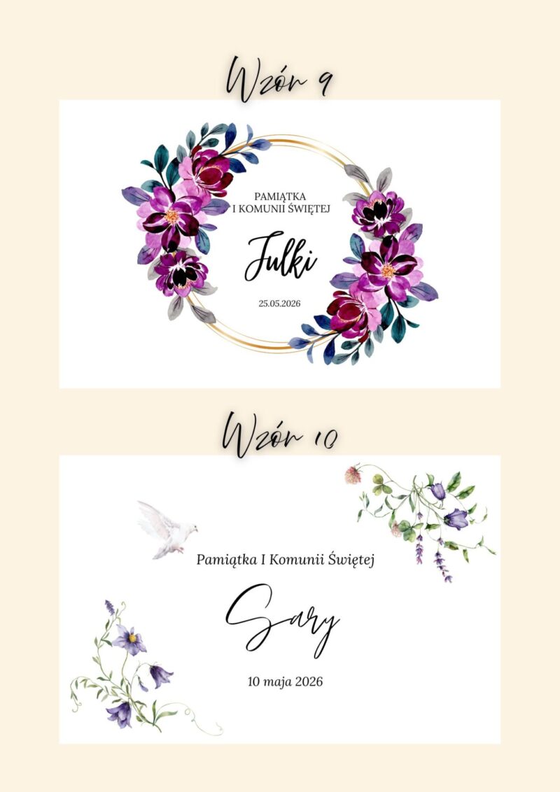 Biała szkatułka na I Komunię z przegródkami