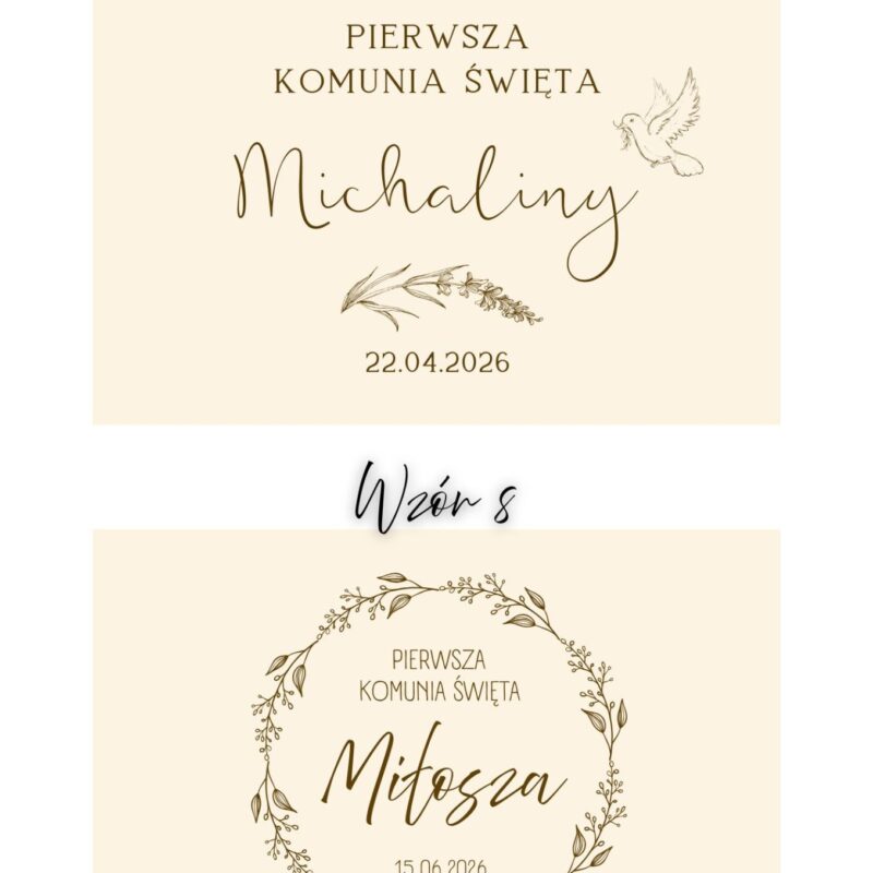 Grawerowana szkatułka na I Komunię z przegródkami