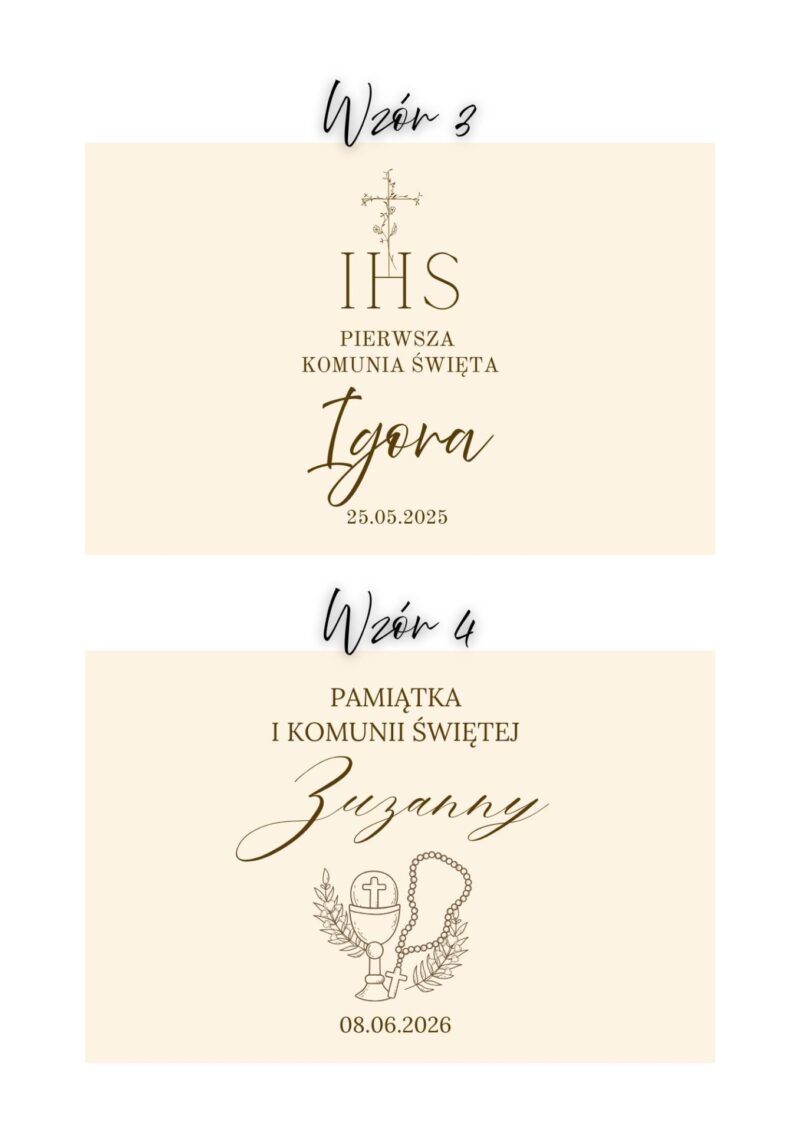 Grawerowana szkatułka na I Komunię z przegródkami