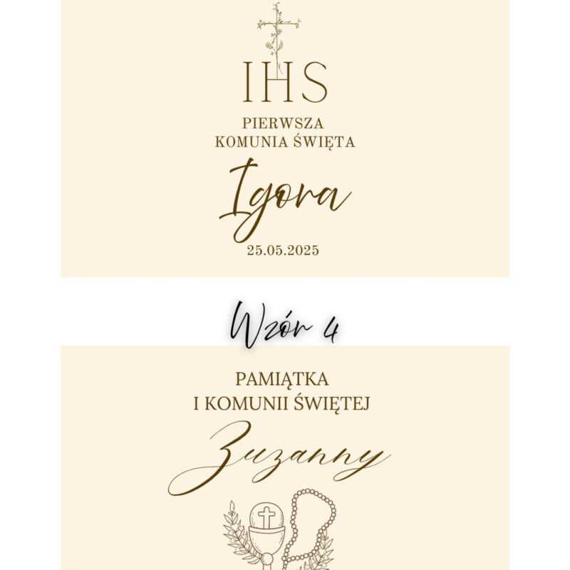 Grawerowana szkatułka na I Komunię z przegródkami