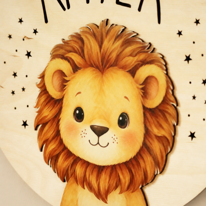 Lampka z imieniem Lew